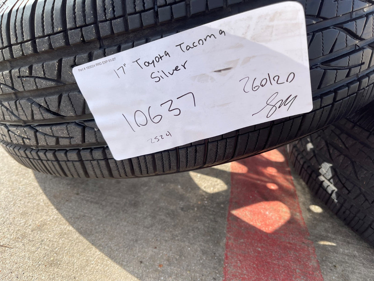 17" Toyota Tacoma 4Runner TRD OEM 94254 10637 wheels rims 2025 2026 FIRESTONE Texas Truck Tire