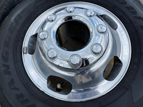 17" Ford F-350 Dually OEM 10477 10478 rims wheels 2023 2024 2025 GOODYEAR Texas Truck Tire