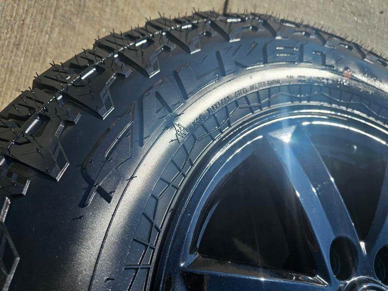 17" Ford F-150 OEM black Tremor rims wheels tires 10339 A/T4 2024 2025 2026 NEW Texas Truck Tire
