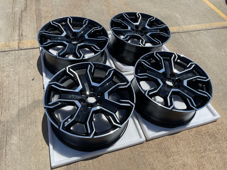 24" GMC Yukon Sierra Chevy Tahoe Escalade V OEM wheels rims 2025 2026 NEW Texas Truck Tire