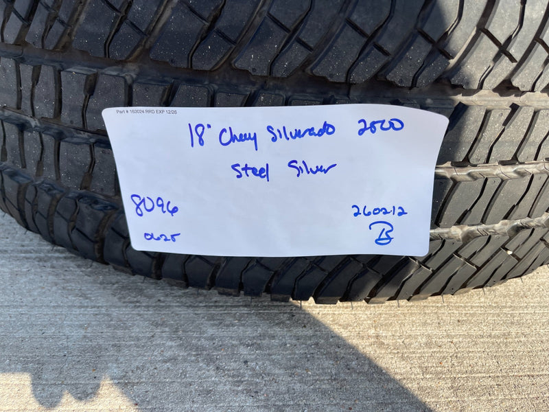 18" Chevy Silverado GMC Sierra 2500 3500 OEM 8096 wheel rim spare MICHELIN NEW Texas Truck Tire