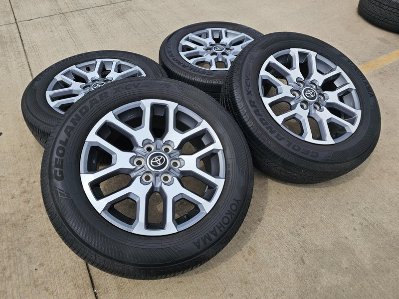 20" Toyota Tundra TSS TRD OEM wheels rims 95359 75277 Sequoia 2023 2024 2025 Texas Truck Tire