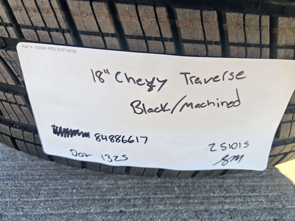18" Chevy Traverse Blazer Z71 GMC Acadia OEM 14154 wheels rims 2025 2026 NEW Texas Truck Tire