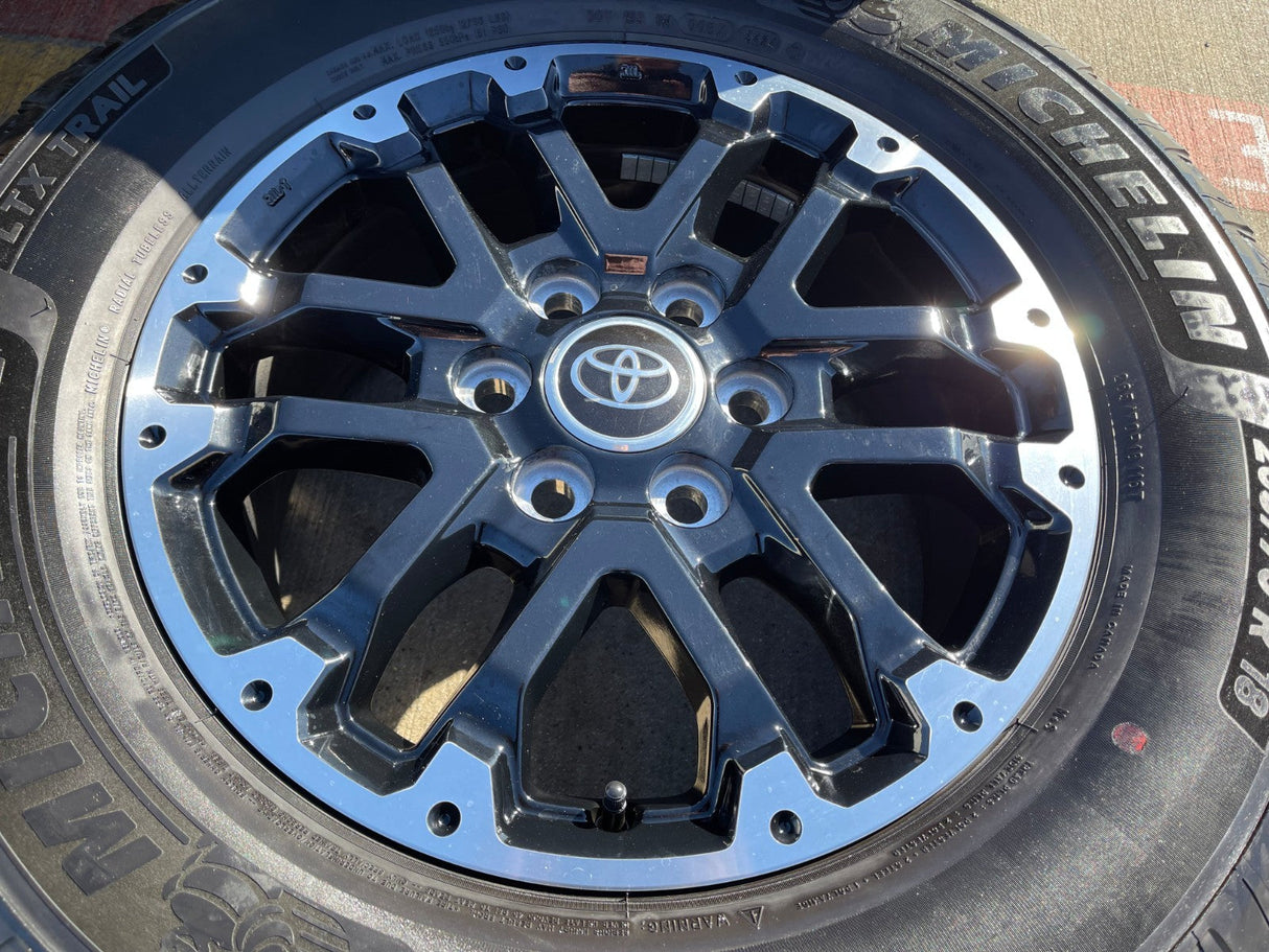 18" Toyota Tundra TRD OEM black wheels rims 75273 Sequoia 2024 2025 2026 NEW Texas Truck Tire