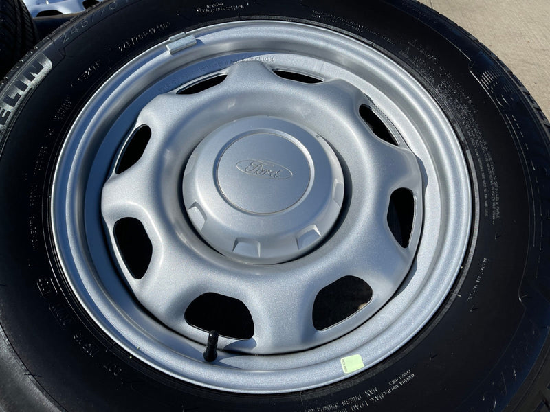 17" Ford F-150 OEM rims wheels 3857 tires steel 2022 2023 2024 2025 2026 NEW Texas Truck Tire