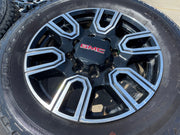 20" GMC Sierra AT4 2500 3500 OEM wheels rims 5950 Silverado BRIDGESTONE A/T Texas Truck Tire