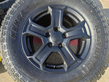 17" Jeep Wrangler Rubicon OEM wheels rims 9216 Gladiator KENDA KLEVER A/T2 NEW Texas Truck Tire