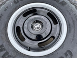 17" Ford Bronco HERITAGE Edition wheels rims white GOODYEAR 35" DISCOUNTED Texas Truck Tire