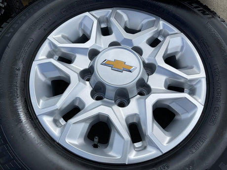 18" Chevy Silverado 2500 3500 OEM 5959 wheels rims MICHELIN LTX A/T2 NEW Texas Truck Tire
