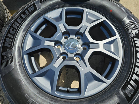 18" Lexus GX550 OEM wheels rims Toyota Land Cruiser Tundra Sequoia MICHELIN NEW Texas Truck Tire