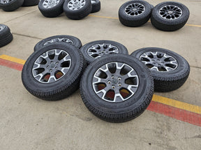 18" Jeep Wrangler Gladiator OEM 9330 wheels rims Grand Cherokee 2024 2025 NEW Texas Truck Tire