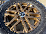 18" Toyota Tundra TRD OEM wheels rims 75281 Sequoia LX600 2025 2026 NEW FALKEN Texas Truck Tire