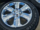 20" Ford F-150 Expedition OEM Lariat rims wheels 10171 CHROME NICE SET Texas Truck Tire