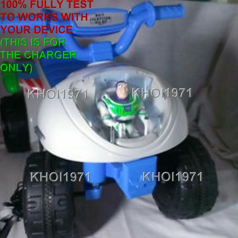 AC Wall Charger Adapter for 6V Disney Pixar Buzz Lightyear Toy Story 3 Ride-On