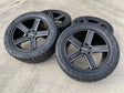 22x9 22" KMC Duece KM702 Chevy Silverado RAM wheels rims 6x139 6x5.5 tires TOYO Texas Truck Tire