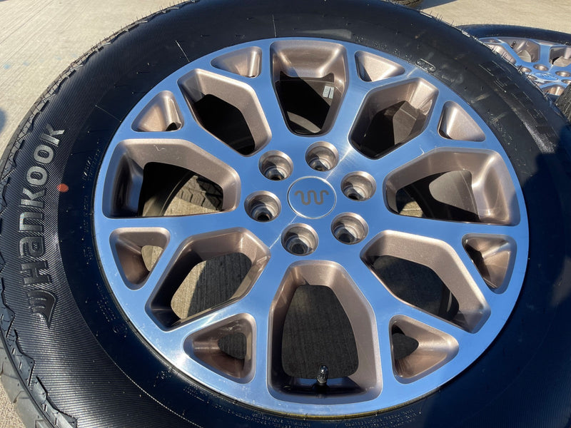 20" Ford F-150 KING RANCH OEM 10346 rims wheels Expedition HANKOOK 2025 2026 Texas Truck Tire