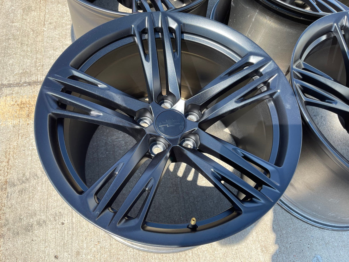 19" 19x11 19x12 Chevy Camaro ZL1 OEM staggered wheels rims 5853 5854 NEW Texas Truck Tire