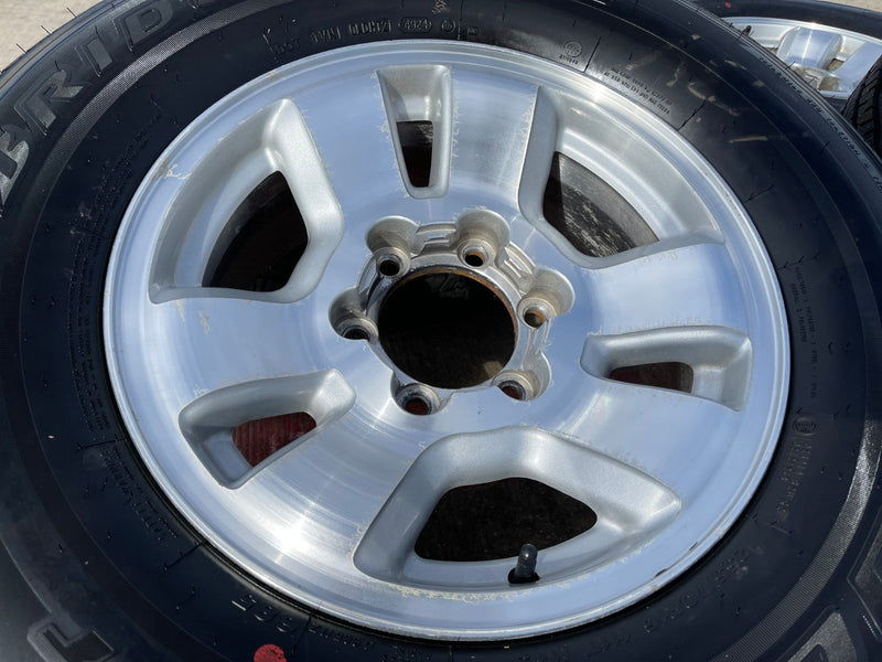 16" Toyota Tacoma wheels rims tires 69356 OEM 4Runner FJ Cruiser BRIDGESTONE Texas Truck Tire