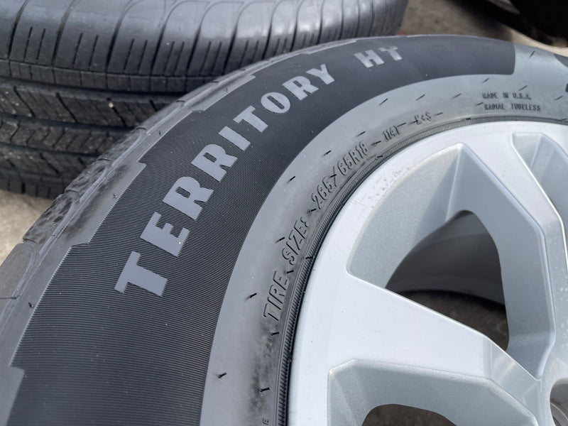 18" Chevy Silverado Suburban Tahoe OEM 5646 wheels rims Yukon Sierra GOODYEAR Texas Truck Tire