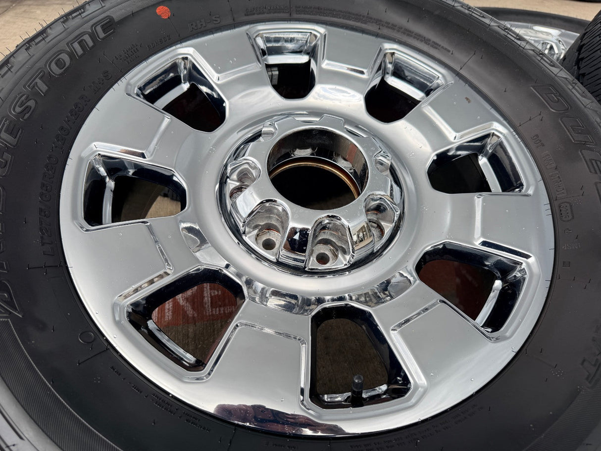 20" Ford F-250 F-350 OEM 10295 25085 10552 chrome Lariat KING RANCH wheels rims Texas Truck Tire