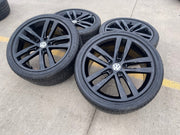 19" VW Passat Golf GTI Jetta OEM 70002 Salvador black wheels rims Texas Truck Tire