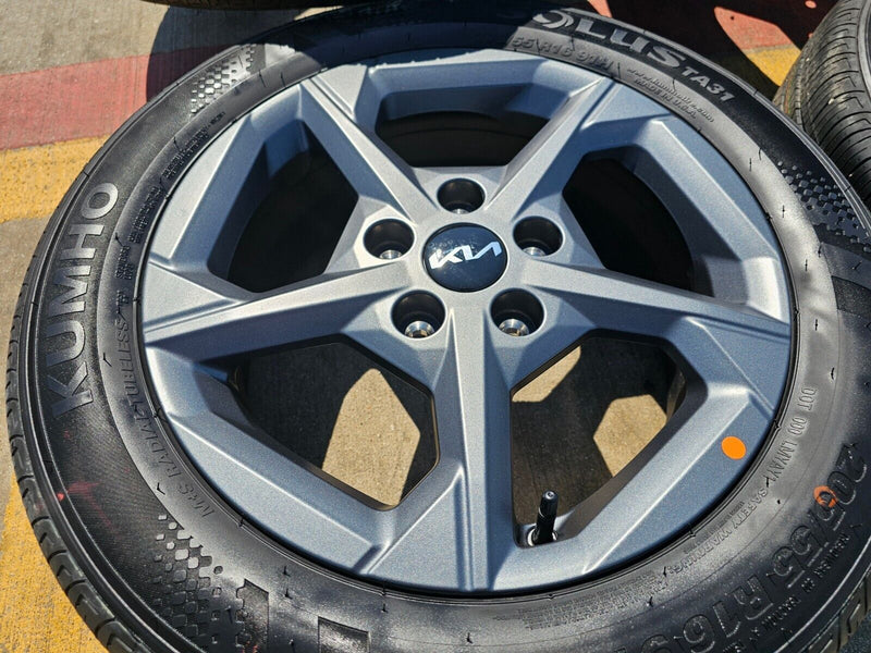 16" Kia K4 K5 OEM wheels rims tires Sonata Stinger Forte Optima 2024 2025 NEW Texas Truck Tire