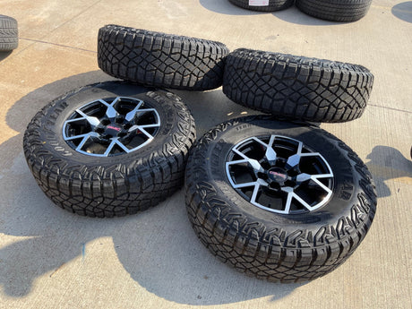 17" GMC Sierra AT4X Chevy Silverado ZR2 OEM wheels rims Canyon Colorado NEW Texas Truck Tire