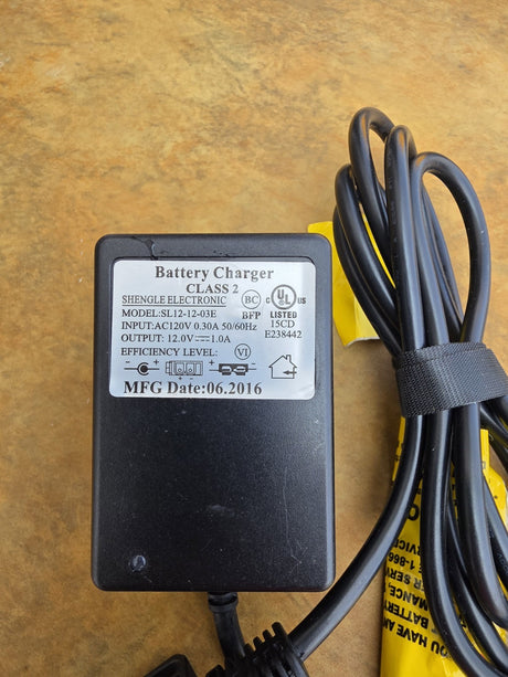 Electronic SL12-12-03E Battery Charger with Efficient Charging Technology