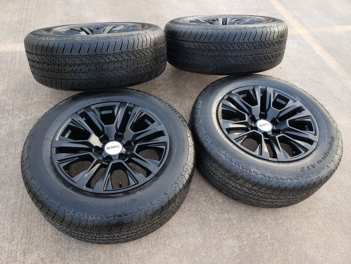 20" Chevy Silverado ZR2 GMC Sierra OEM 5917 wheels rims 2022 2023 2024 2025 NEW Texas Truck Tire