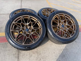 19" Ford Mustang GT Track Pack OEM 10600 10603 Bronze wheels rims 2026 2027 NEW Texas Truck Tire