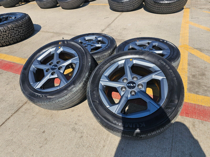 16" Kia K4 K5 OEM wheels rims tires Sonata Stinger Forte Optima 2024 2025 NEW Texas Truck Tire