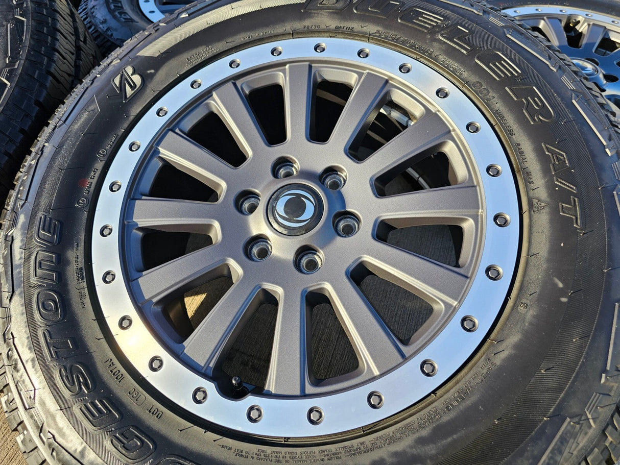 (5) 18" INEOS Grenadier OEM wheels rims tires beadlock 2023 2024 2025 2026 NEW Texas Truck Tire