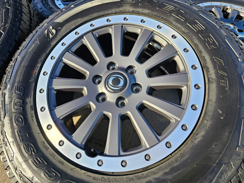 (5) 18" INEOS Grenadier OEM wheels rims tires beadlock 2023 2024 2025 2026 NEW Texas Truck Tire