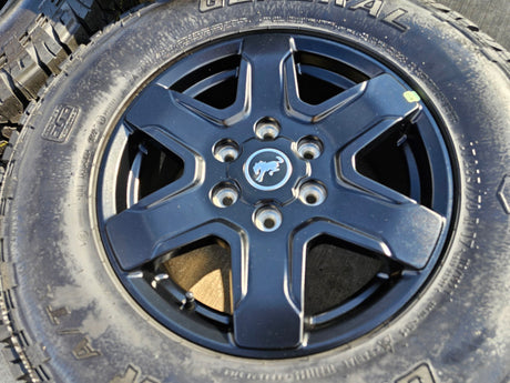 17" Ford Bronco wheels rims 95292 10383 SASQUATCH Ranger 2024 2025 GENERAL A/TX Texas Truck Tire