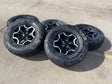 17" Jeep Wrangler Gladiator RUBICON OEM wheels rims tires 9237 black BFG KO2 A/T Texas Truck Tire