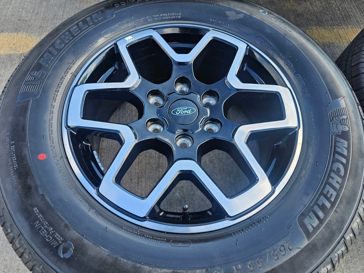 18" Ford Ranger wheels rims tires black 95213 tires 2024 2025 2026 NEW MICHELIN Texas Truck Tire