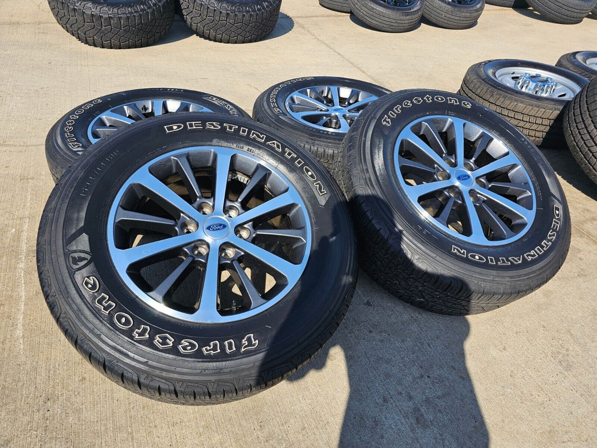 18" Ford F-150 Expedition 10142 OEM rims wheels tires 2018 2019 2020 2022 2023 Texas Truck Tire