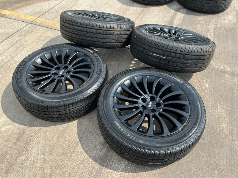 20" Lincoln Aviator Black Label OEM rims wheels 10189 Explorer 2024 2025 NEW Texas Truck Tire