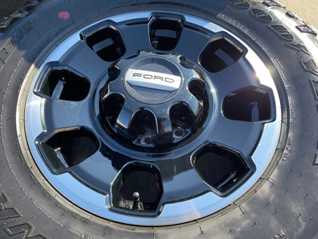18" Ford F-250 F-350 OEM TREMOR rims wheels 10482 DURATRAC R/T 35" 2025 2026 NEW Texas Truck Tire
