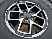 17" Jeep Wrangler Rubicon OEM 95730 9327 wheels rims Gladiator BFG KO2 A/T 35" Texas Truck Tire