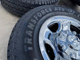 17" Ram 2500 3500 Laramie Power Wagon OEM 2186 wheels rims FIRESTONE A/T2 Texas Truck Tire