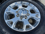 18" Ram 2500 3500 Laramie Power Wagon OEM wheels rims 2693 tires FALKEN A/T4 Texas Truck Tire