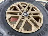 18" Toyota Tundra TRD OEM wheels rims 75281 Sequoia LX600 BRONZE 2025 2026 NEW Texas Truck Tire