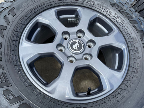 (5) 17" Ford Bronco Big Bend wheels rims 10384 OEM Ranger FALKEN A/T3 33" Texas Truck Tire