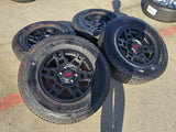 17" Toyota Tacoma 4Runner OEM wheels rims black 75167 TRD FJ DUELER A/T NEW Texas Truck Tire