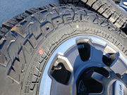 18" Ford F-250 F-350 OEM TREMOR rims wheels 10482 FALKEN A/T4 33" NEW Texas Truck Tire