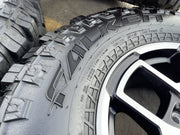 17" Jeep Wrangler Rubicon OEM 95730 9327 wheels rims Gladiator FALKEN MT 33" NEW Texas Truck Tire