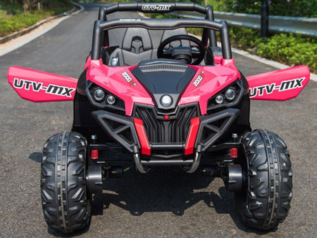 Pink 12v Mini Moto UTV 4x4 with Remote Control (2.4ghz RC)