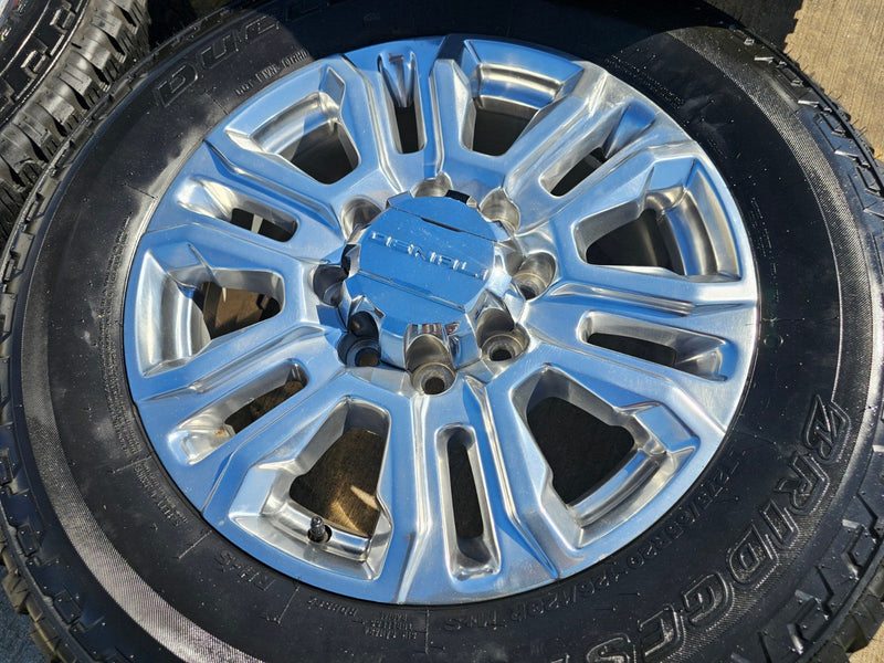 20" GMC Sierra Denali 2500 3500 OEM 5957 wheels rims tires 2023 2024 2025 2026 Texas Truck Tire