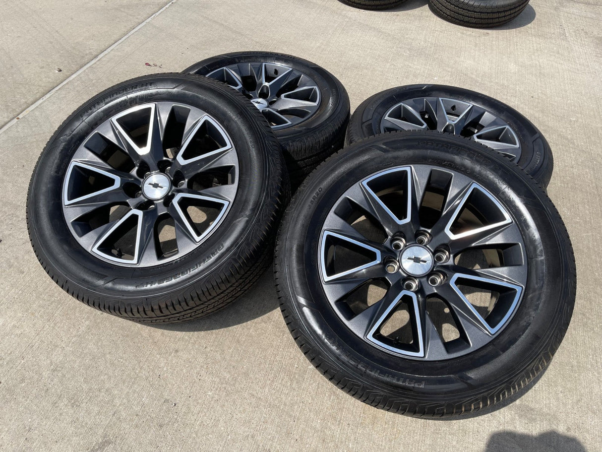20" Chevy Tahoe Silverado OEM 5919 wheels rims GMC Yukon tires PATHFINDER Texas Truck Tire